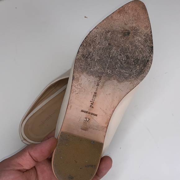 PALOMA WOOL SINGAPUR MULES Im ercu leather size 7 - Picture 7 of 9